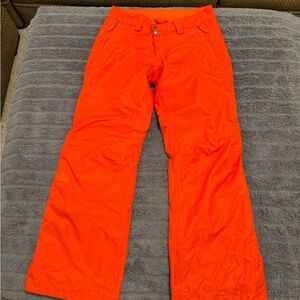 The North Face Womens Bright Orange ski Pants